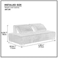 Morden Sofa Minimalist Modular Sofa Sofadaybed Ideal For Living, Family, Bedroom, And Guest Spaces Beige Beige Upholstered