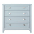 Drawer Dresserbar Cabinet Side Cabinet,Buffet Sideboard,Buffet Service Counter,Solid Wood Frame,Plasticdoor Panel,Retro Shell Handle,Applicable To Dining Room,Living Room,Kitchen Corridor,Grayish Blue 3 4 Drawers Grayish Blue Primary Living Space Solid