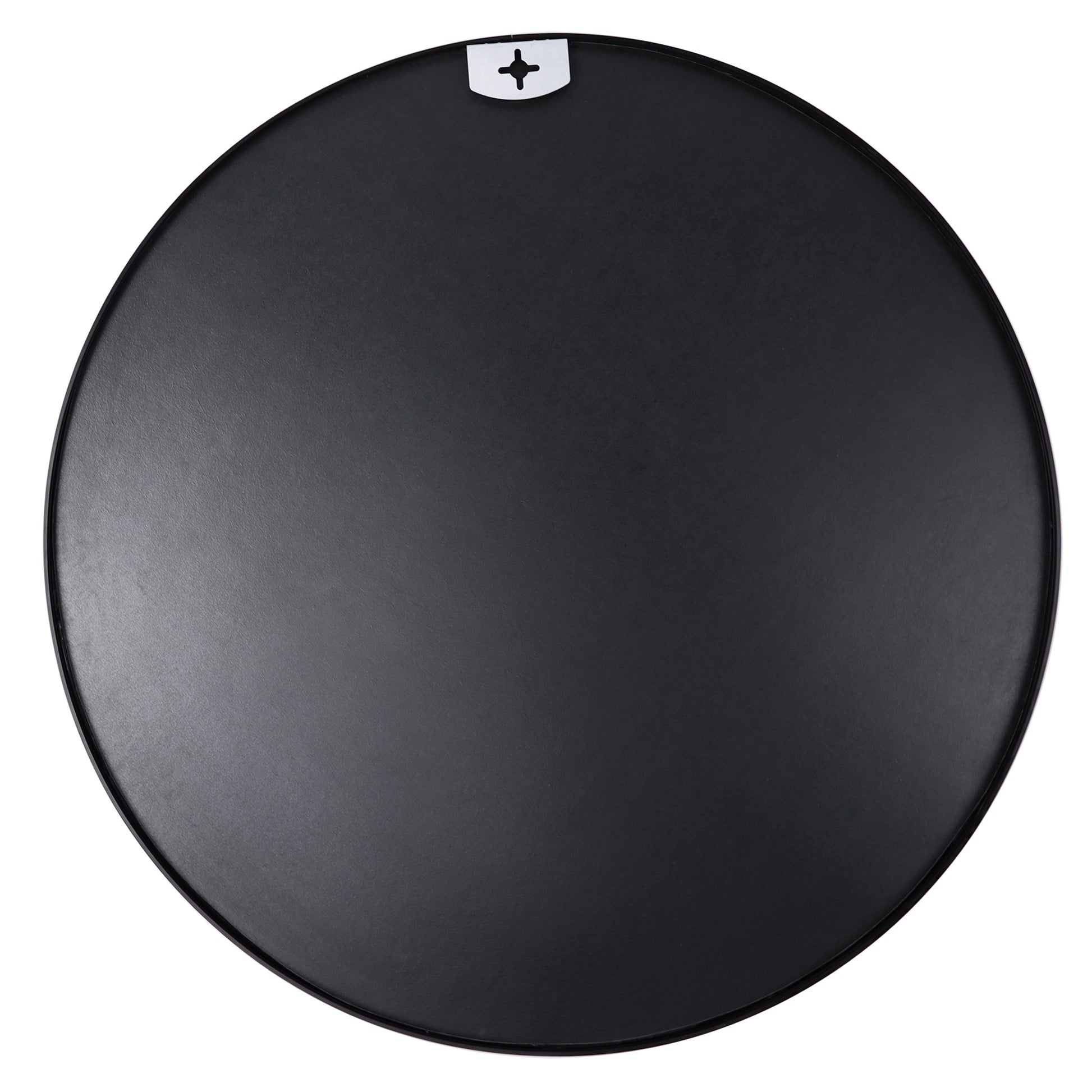 Black 36 In Metal Round Mirror Black Classic,Modern Mdf Glass Aluminium