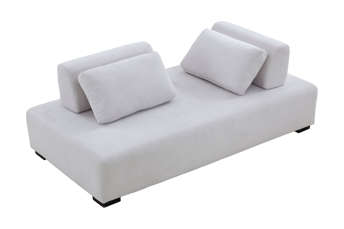 Morden Sofa Minimalist Modular Sofa Sofadaybed Ideal For Living, Family, Bedroom, And Guest Spaces Beige Beige Upholstered