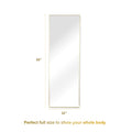 Full Length Mirror, Floor Mirror With Stand,Wall Mounted Dressing Mirrorbedroom Mirror With Aluminium Frame 65