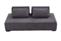 85.4'' Minimalist Sofa 3 Seater Couch For Apartment, Business Lounge, Waiting Area, Hotel Lobby Grey Grey Upholstered