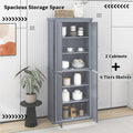 Freestanding Tall Kitchen Pantry, 72.4