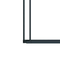 60 In. W X 76 In. Hsliding Frameless Shower Door In Matte Black With Clear Glass Matt Black Glass