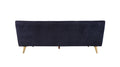 Baylee Sofa Midnight Blue Navy Blue Upholstered