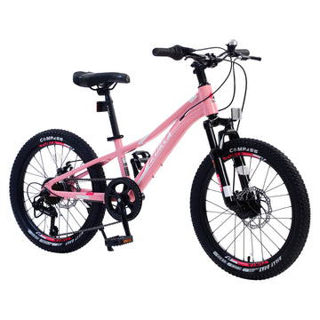 Mountain Bike For Girls And Boys Mountain 20 Inch Shimano 7 Speed Bike Pink Aluminium