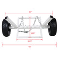 Atv Log Skidding Arch And Holder 1,000 Lb. Capacity, 24In. Dia. Capacity Cream White Carbon Steel