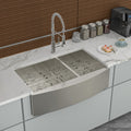 Double Bowl Farmhouse Sink 33