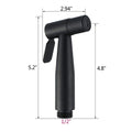 Handheld Bidet Sprayer For Toilet Matte Black Matte Black Stainless Steel