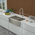 Double Bowl Farmhouse Sink 33