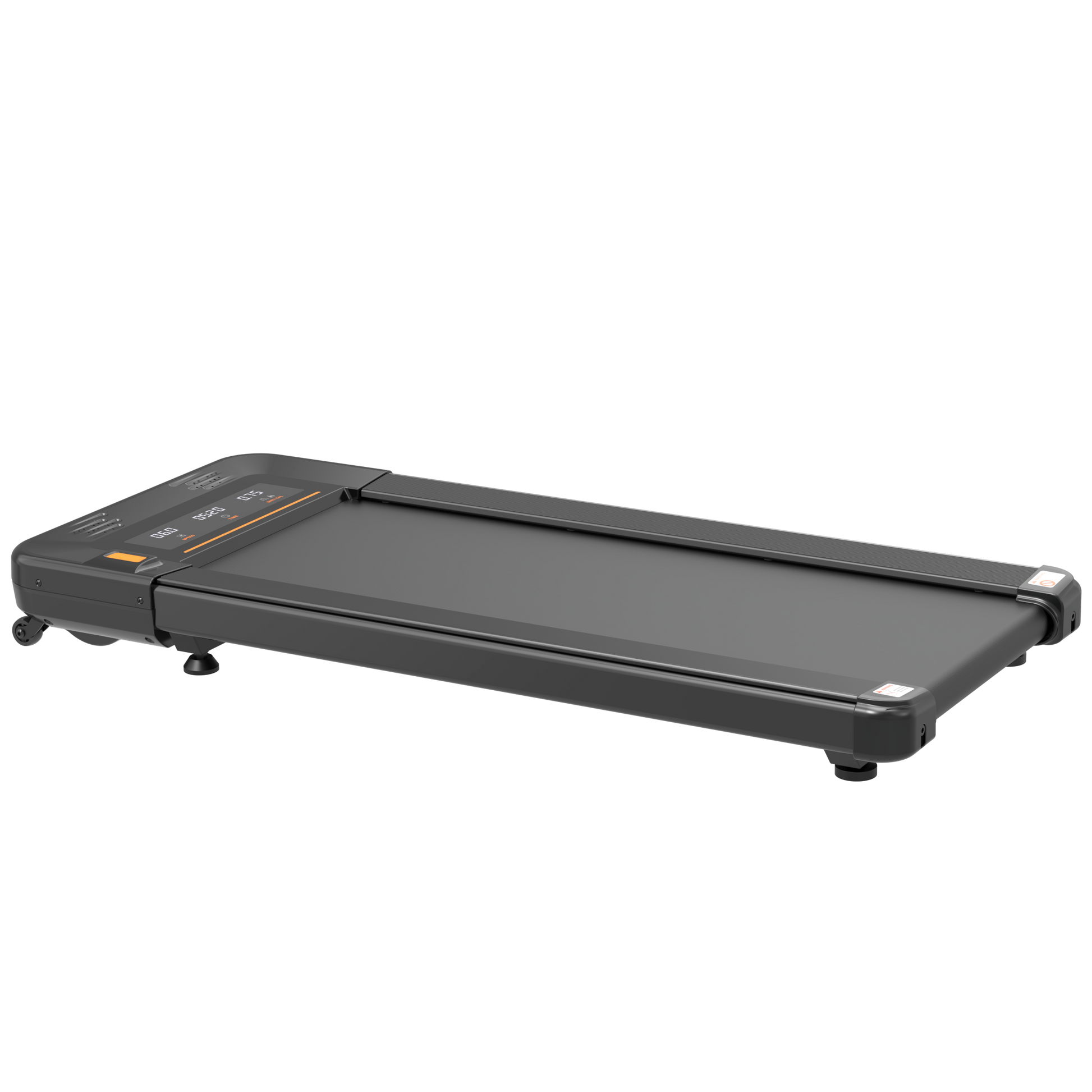 Under Desk Treadmill Walking Pad With Remote Controll, Heavy Duty 2.5Hp 300Lbs Black Steel