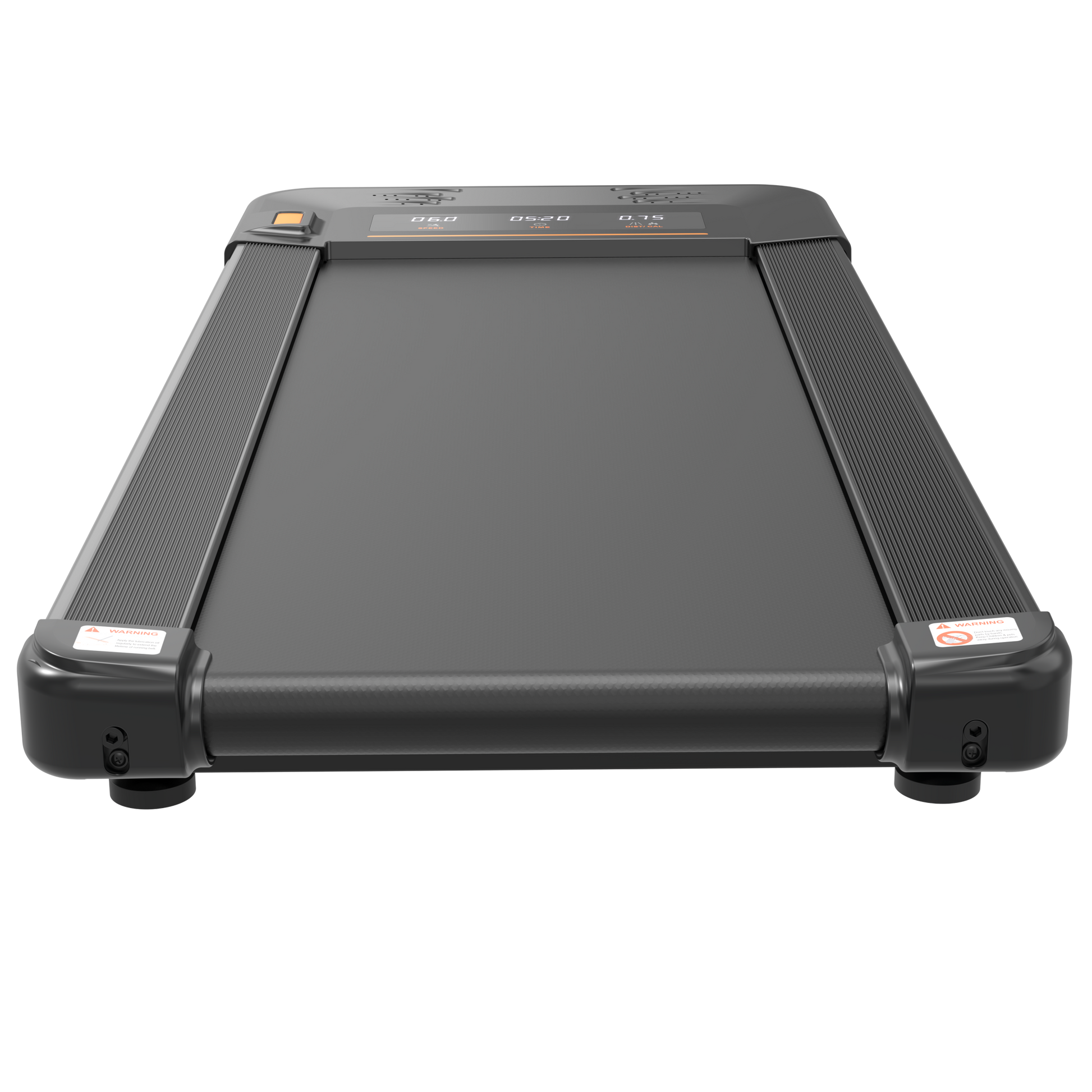 Under Desk Treadmill Walking Pad With Remote Controll, Heavy Duty 2.5Hp 300Lbs Black Steel