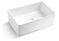 Inch White Farmhouse Sink Deep Apron Sink Undermount Farmhouse Kitchen Sink Single Farm Sink White Ceramic