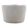 Swivel Barrel Chair Living Room, Single Chair For Small Space Comfy Round Sofa Chair Boucle Accent Chair Circle Sherpa, Arm Chair Reading Room Chair Lounge Chair Bedroom Club White Upholstered 1 Seat