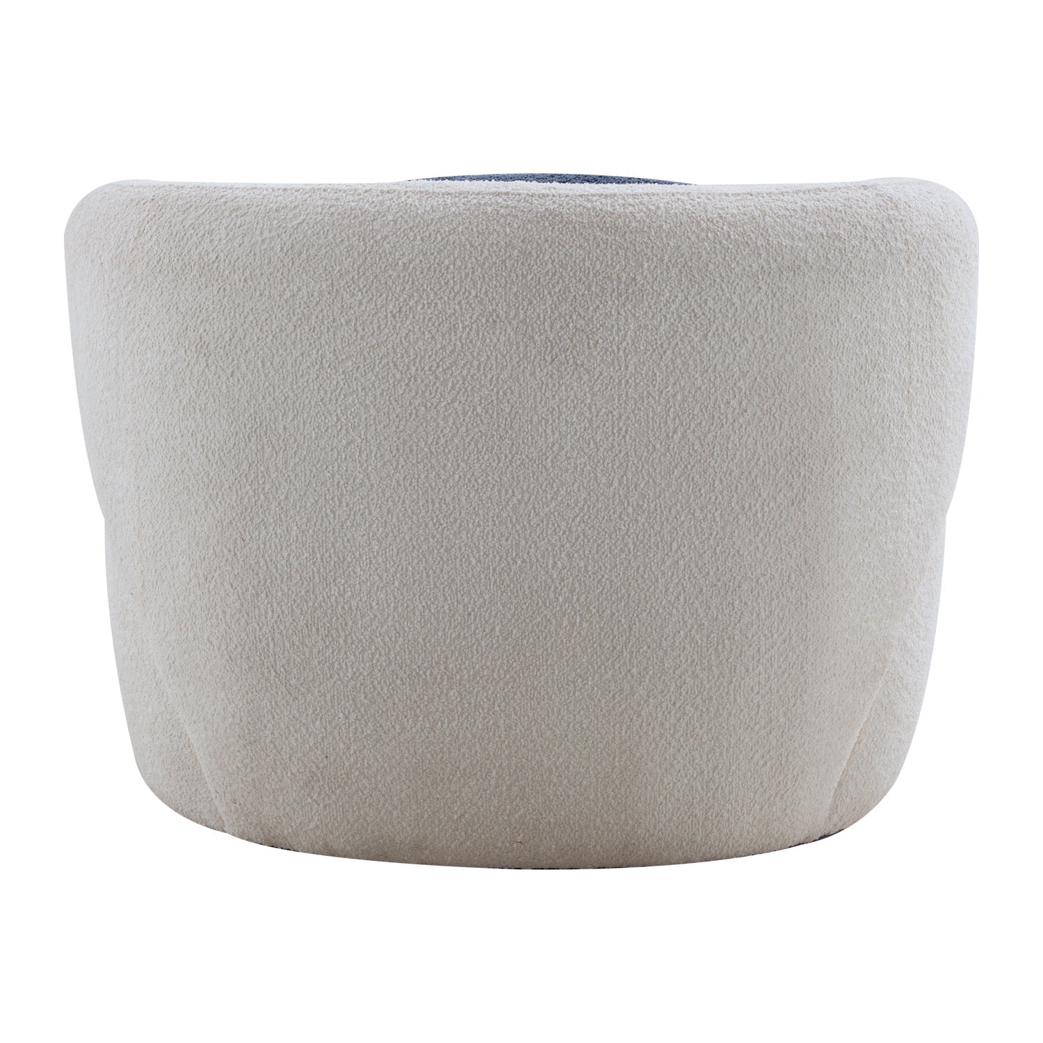 Swivel Barrel Chair Living Room, Single Chair For Small Space Comfy Round Sofa Chair Boucle Accent Chair Circle Sherpa, Arm Chair Reading Room Chair Lounge Chair Bedroom Club White Upholstered 1 Seat