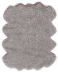 Brown Faux Fur Area Rug 2X3 Brown Acrylic