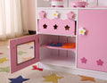 2 In 1 Pink Pretend Kitchen And Market Stal Pink Mdf