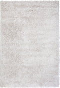 Shag White Area Rug 8X10 White Olefin