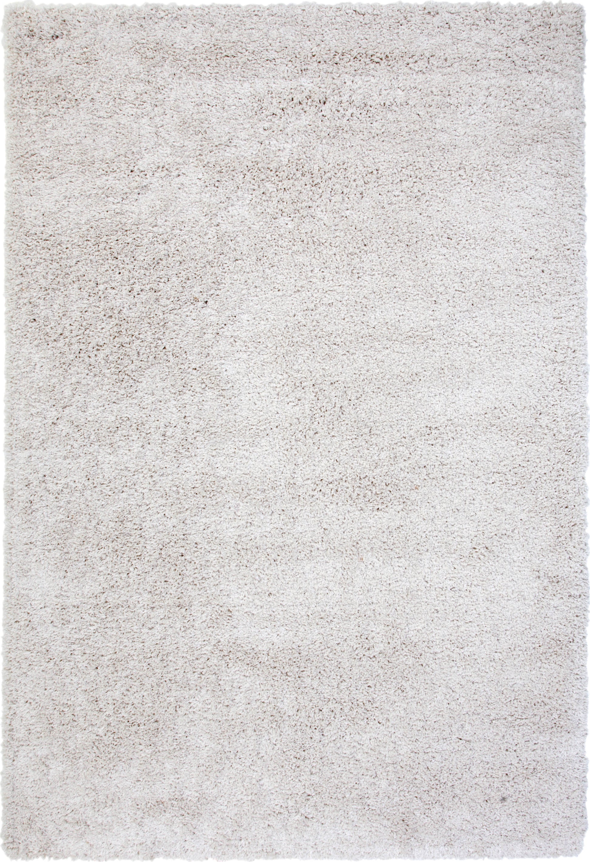 Shag White Area Rug 5X8 White Olefin