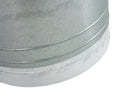 Farmhouse Rustic Distressed Metal Accent Cocktail Table With Wood Top Wht, Set Of 2 Antique White Steel