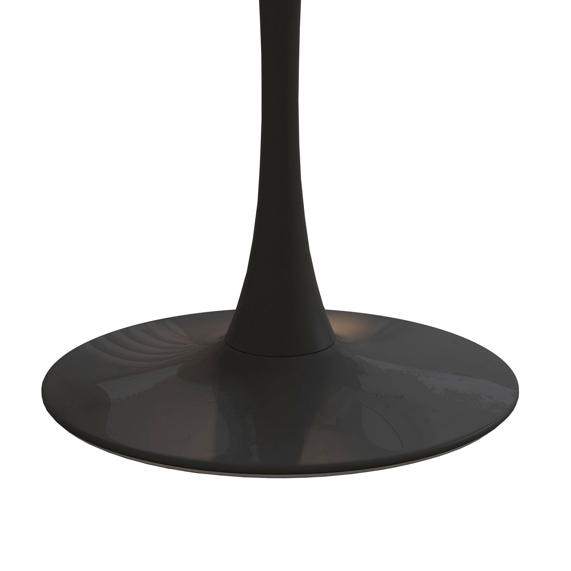42"Modern Round Dining Table With Printed Oak Color Grain Table Top,Metal Base Dining Table, End Table Leisure Coffee Table Oak Mdf