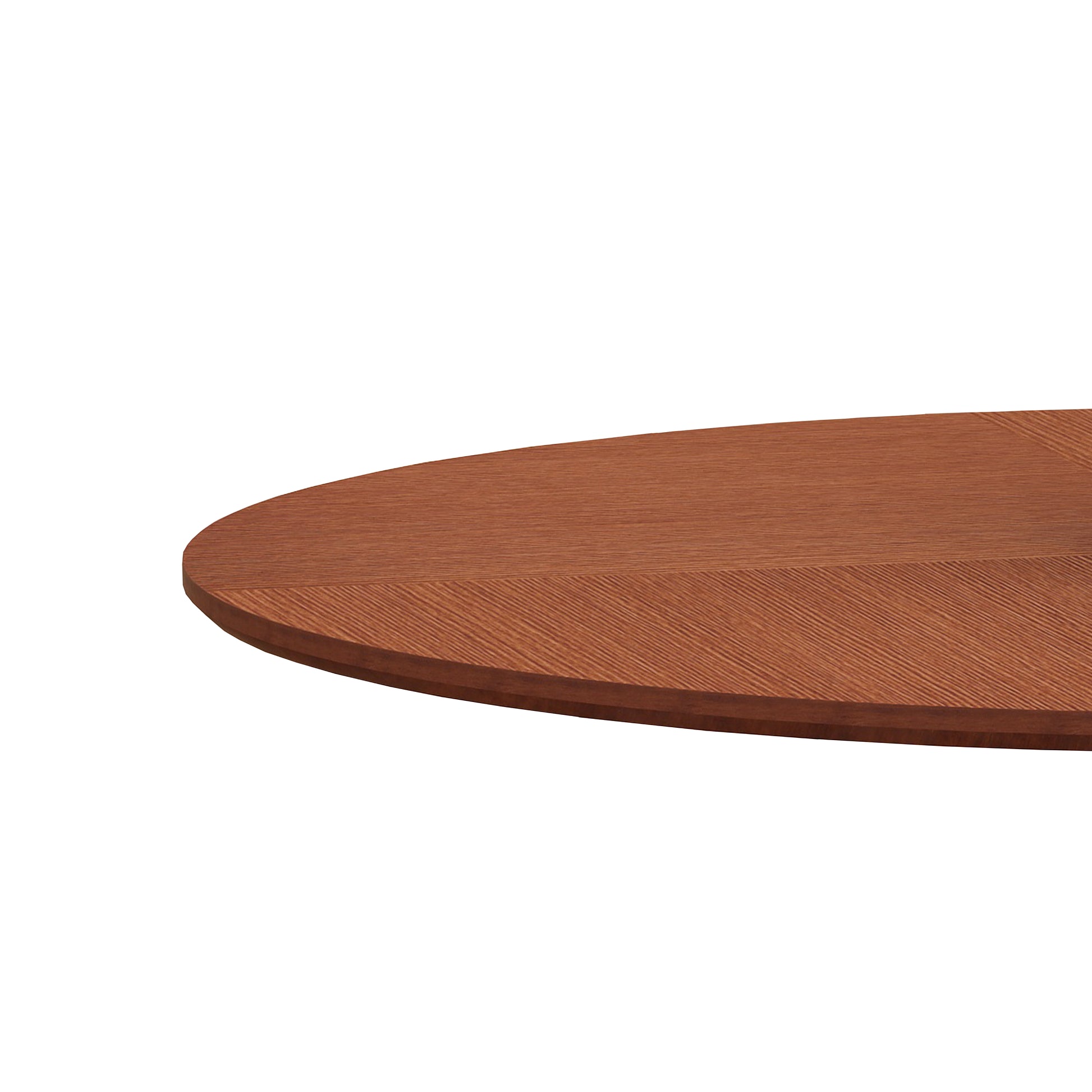 42"Modern Round Dining Table With Printed Oak Color Grain Table Top,Metal Base Dining Table, End Table Leisure Coffee Table Oak Mdf