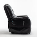 Lounge Chair Lift Chair Relax Sofa Chair Sitting Room Furniture Sitting Room Power Supply Elderly Electric Lounge Chair 180 Degree Lying Flat Black Cotton Pu