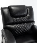 Lounge Chair Lift Chair Relax Sofa Chair Sitting Room Furniture Sitting Room Power Supply Elderly Electric Lounge Chair 180 Degree Lying Flat Black Cotton Pu