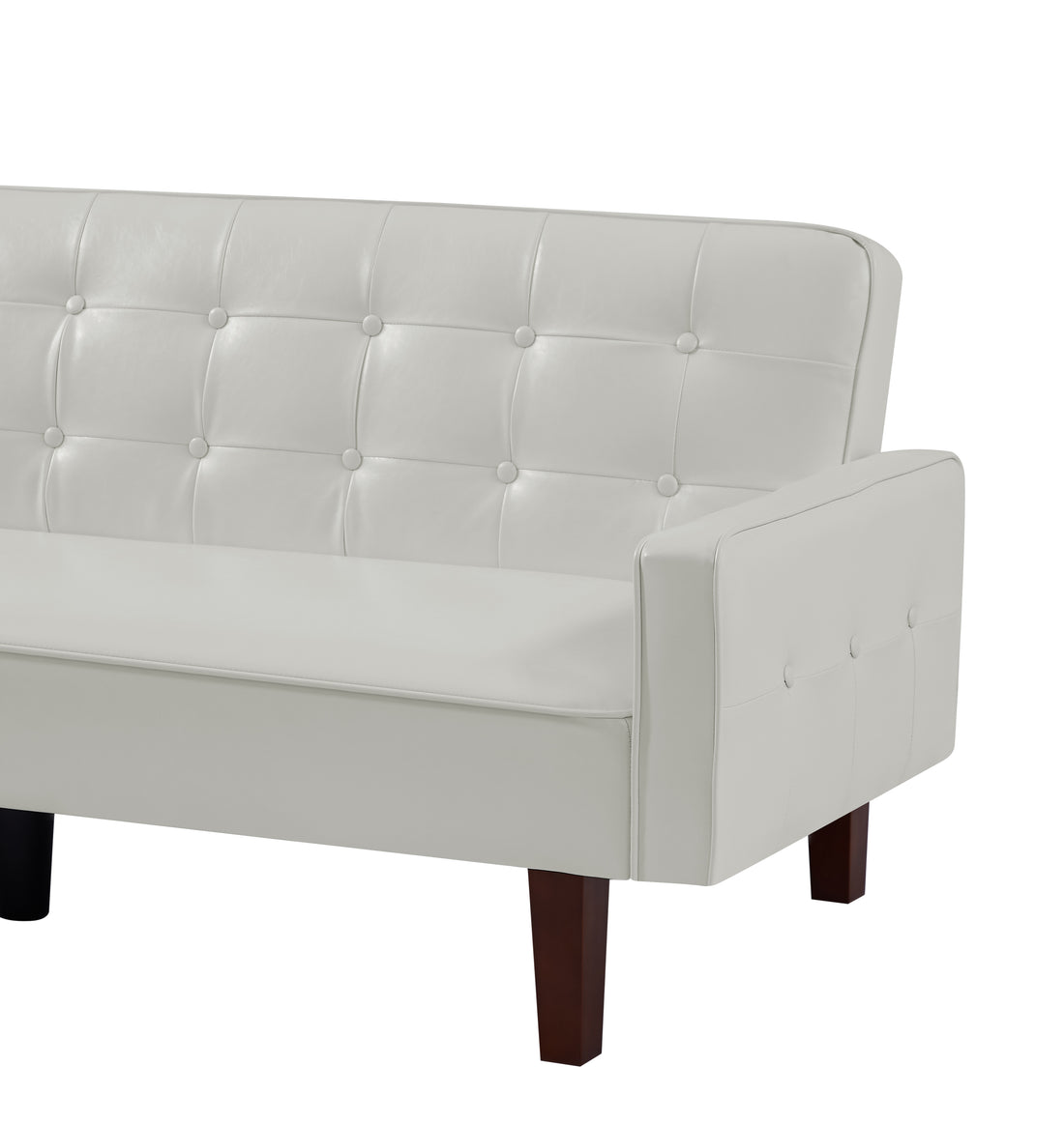 Jh6003 Sofa & Sofa Bed White Pu White Pu