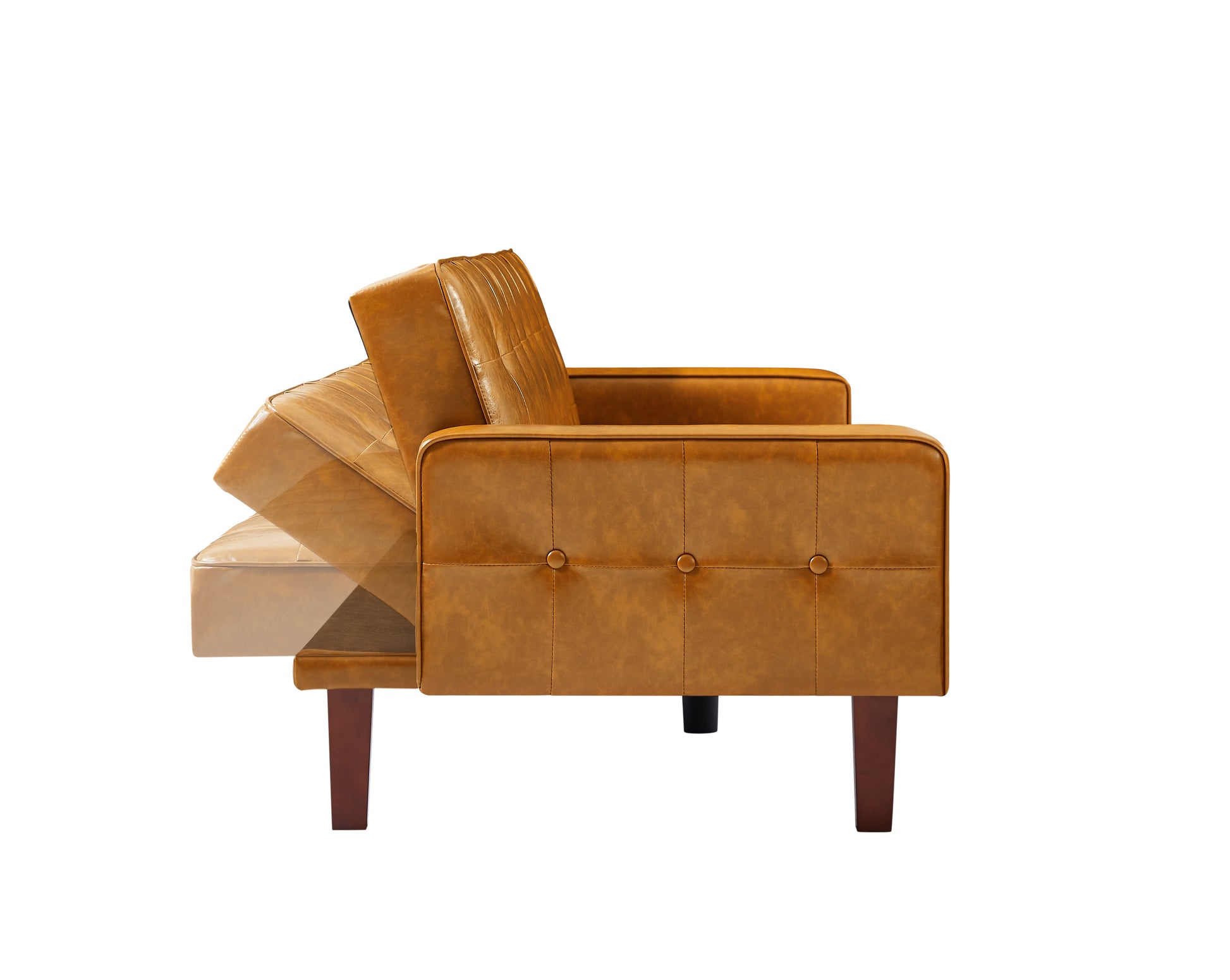 Jh6003 Sofa & Sofa Bed Brown Pu Brown Pu