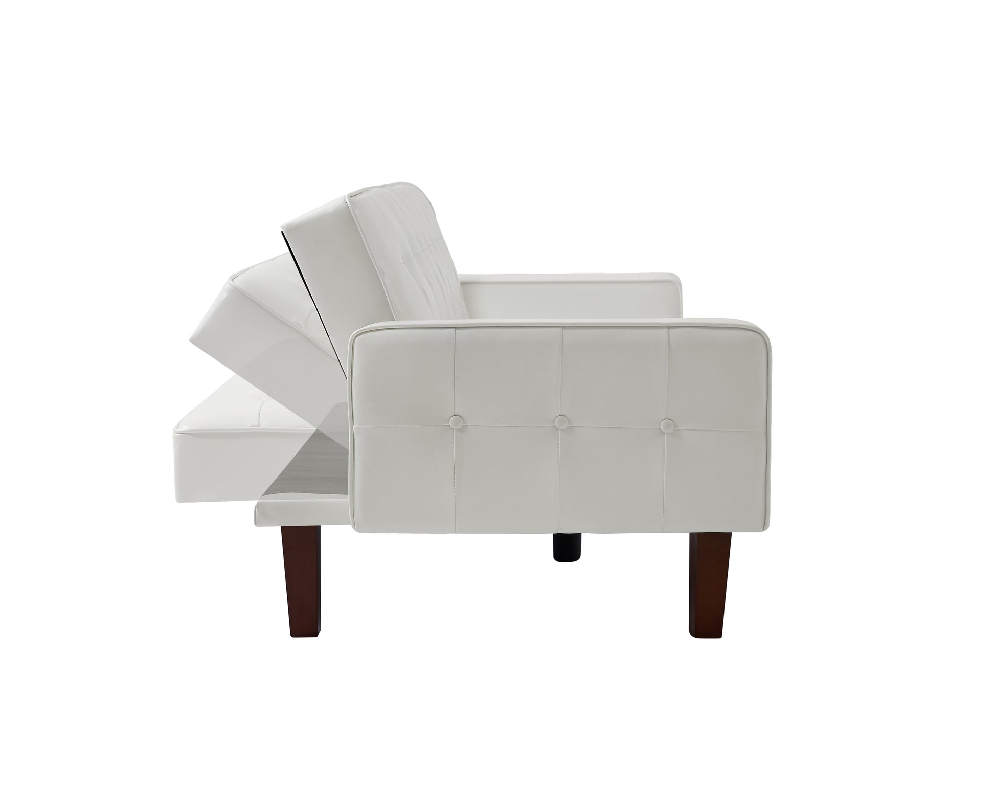 Jh6003 Sofa & Sofa Bed White Pu White Pu