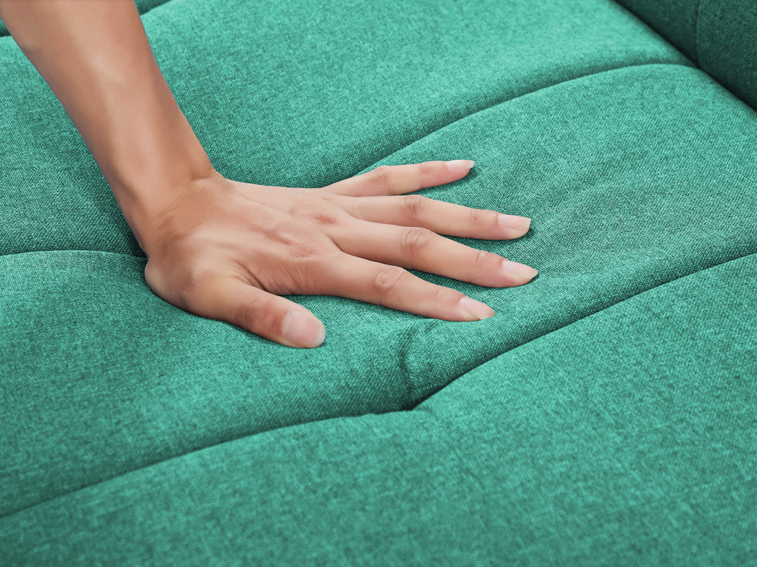 6002 Sofa & Sofa Bed Green Green Linen