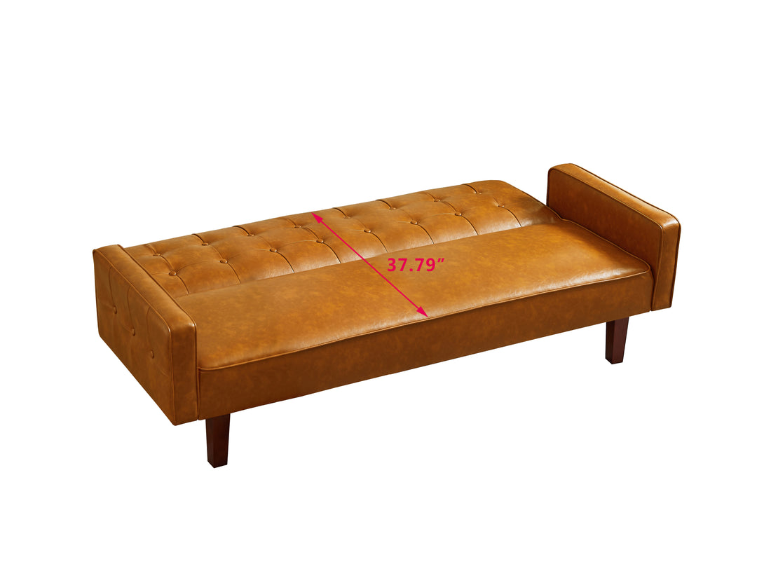 Jh6003 Sofa & Sofa Bed Brown Pu Brown Pu