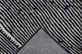 Benzara Black And White Viscose Area Rug 5X8 Black Viscose