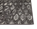 Mabel Charcoal, Grey, And Ivory Area Rug 5X8 Charcoal Grey Viscose