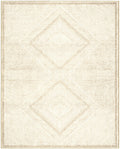 Benzara Beige And White Viscose Area Rug 8X10 Beige Viscose