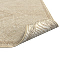 Benzara Beige And White Viscose Area Rug 8X10 Beige Viscose