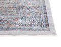 Chevak Natural Blue Rust Area Rug 4X6 Natural Polyester