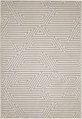 Orbit Ivory Area Rug 8X10 Ivory Chenille