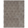 Mesilla Ivory Brown Area Rug 5X8 Ivory Viscose