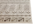 Ambivory, Brown, And Natural Area Rug 5X8 Ivory Viscose