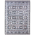 Fallon Blue Charcoal Ivory Pink Area Rug 5X8 Blue Viscose