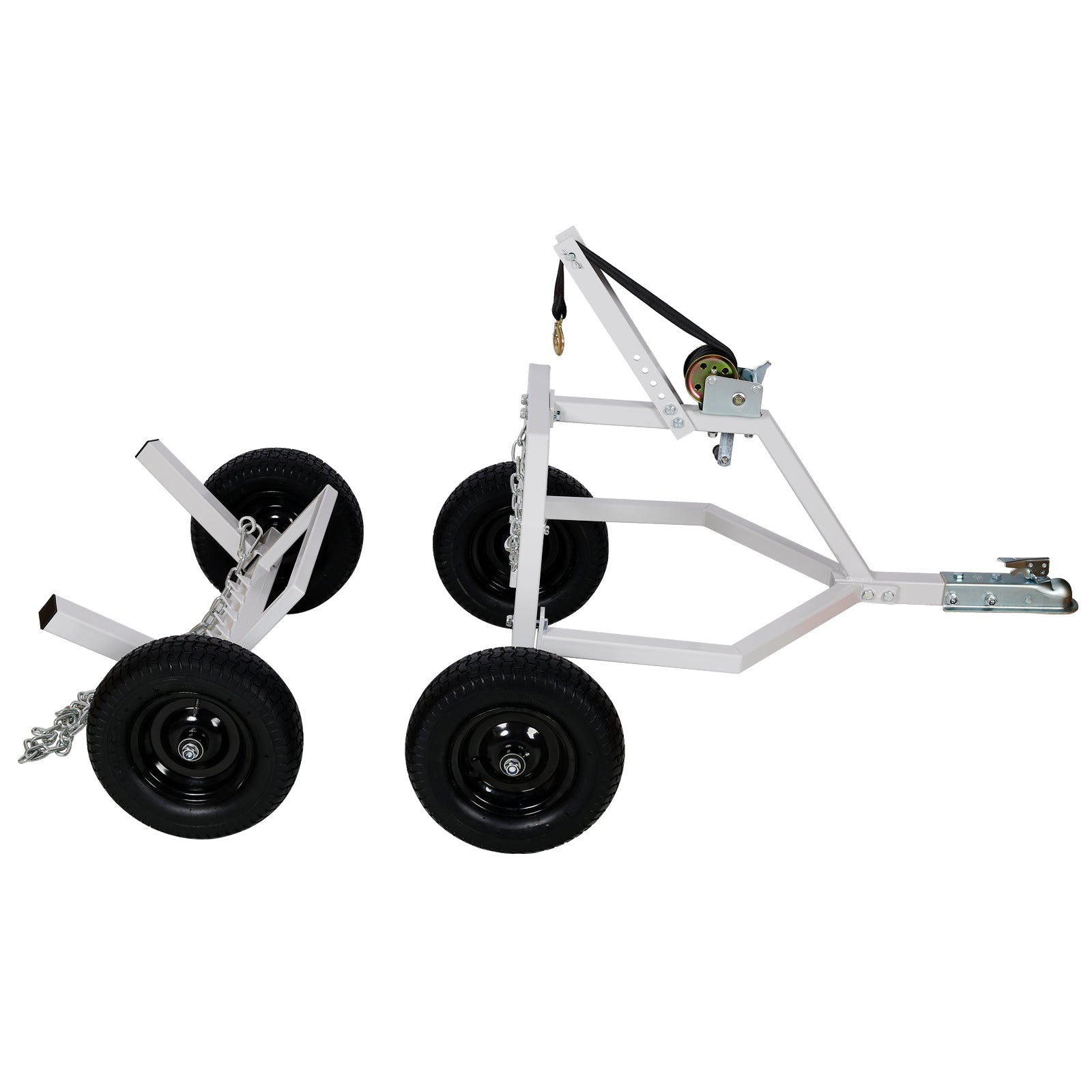 Atv Log Skidding Arch And Holder 1,000 Lb. Capacity, 24In. Dia. Capacity Cream White Carbon Steel