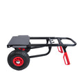 Heavy Duty Manual Truck With Double Handles 330 Lb Steel Trolley For Moving Heavy Platform Truck With 10 