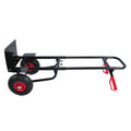 Heavy Duty Manual Truck With Double Handles 330 Lb Steel Trolley For Moving Heavy Platform Truck With 10 