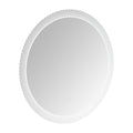 24 Inch Switch Held Memory Led Mirror, Wall Mounted Vanity Mirrors, Bathroom Anti Fog Mirror, Dimmable Bathroom Mirror Silver Glass