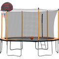 12Ft Orange Trampoline 2023 Orange Steel