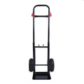 Heavy Duty Manual Truck With Double Handles 330 Lb Steel Trolley For Moving Heavy Platform Truck With 10 