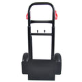 Heavy Duty Manual Truck With Double Handles 330 Lb Steel Trolley For Moving Heavy Platform Truck With 10 