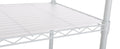 7 Tier Wire Shelving Unit, 2450 Lbs Nsf Height Adjustable Metal Garage Storage Shelves With Wheels, Heavy Duty Storage Wire Rack Metal Shelves White White Iron Plastic